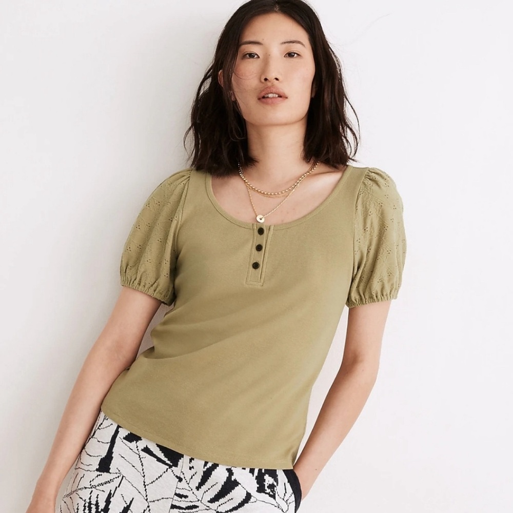 Madewell Puff Sleeve Top